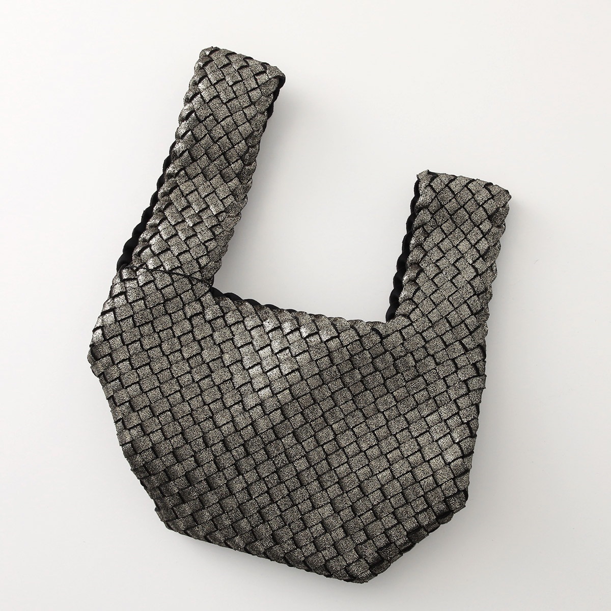 NAGHEDI ナゲディ ハンドバッグ Kyoto Clutch SN08040EF レディース ネオプレン メッシュ ワンハンドル 編み込み 鞄 カラー2色