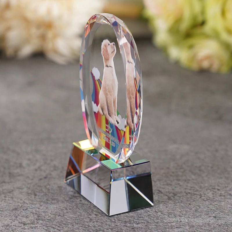 かわいい ペットメモリアル クリスタル オーバル形(大)kp-32u フォトスタンド 写真 名入れ ウェルカム記念 メモリアルグッズ オーダーメイド 誕生日 記念日 思い出 犬 猫 うさぎ インコ かわいい ペットメモリアル クリスタル オーバル形(大)kp-32u フォトスタンド 写真 名入れ ウェルカム記念 メモリアルグッズ オーダーメイド 誕生日 記念日 思い出 犬 猫 うさぎ インコ