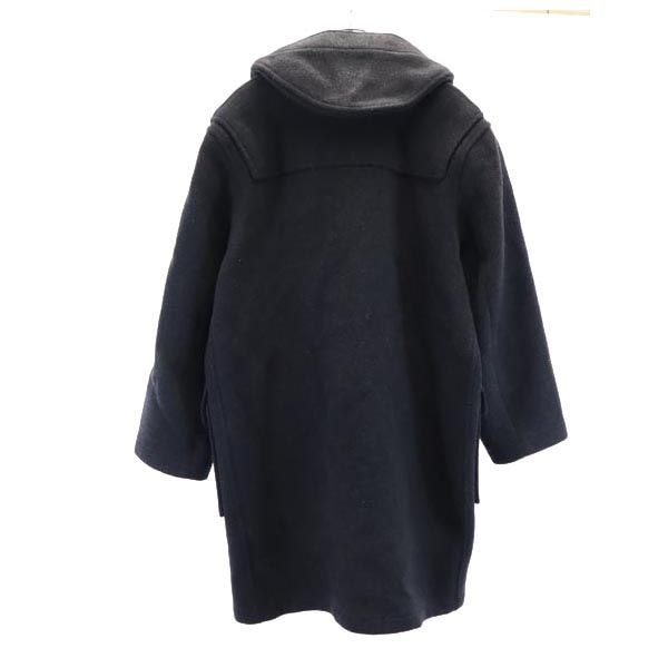 英国製 ウールブレンド ダッフルコート 44 グレー レディース