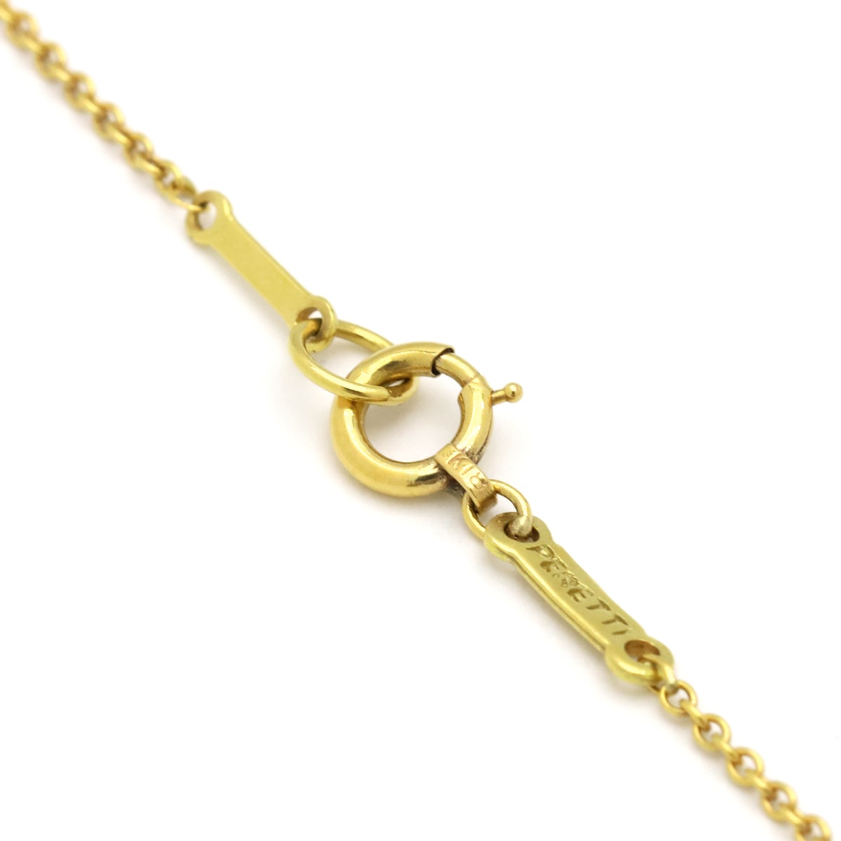 ティファニー Tiffany & Co ネックレス バイザヤード シングルダイヤモンド ペンダント K18YG ダイヤモンド イエローゴールド 750YG T&Co. 1石 エルサペレッティ 【中古】 ティファニー Tiffany & Co ネックレス バイザヤード シングルダイヤモンド ペンダント K18YG ダイヤモンド イエローゴールド 750YG T&Co. 1石 エルサペレッティ 【中古】