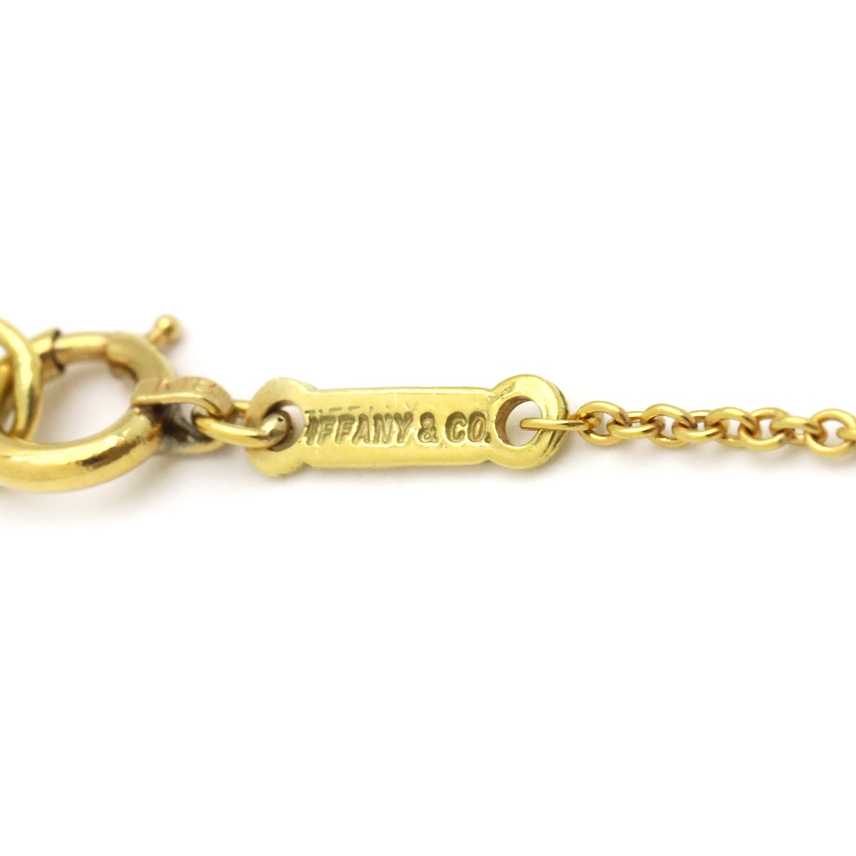 ティファニー Tiffany & Co ネックレス バイザヤード シングルダイヤモンド ペンダント K18YG ダイヤモンド イエローゴールド 750YG T&Co. 1石 エルサペレッティ 【中古】 ティファニー Tiffany & Co ネックレス バイザヤード シングルダイヤモンド ペンダント K18YG ダイヤモンド イエローゴールド 750YG T&Co. 1石 エルサペレッティ 【中古】