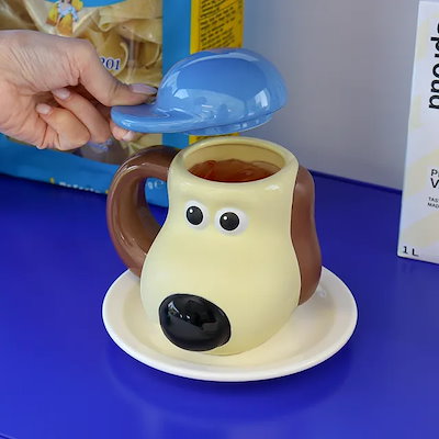 Qoo10] ウォレスとグルミット マグカップ_帽子グ : キッチン用品