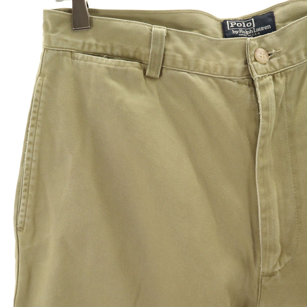80s ラルフローレン　チノパン　カーキ 80s POLO Ralph Lauren CHINO PANTS MADE IN USA🇺🇸