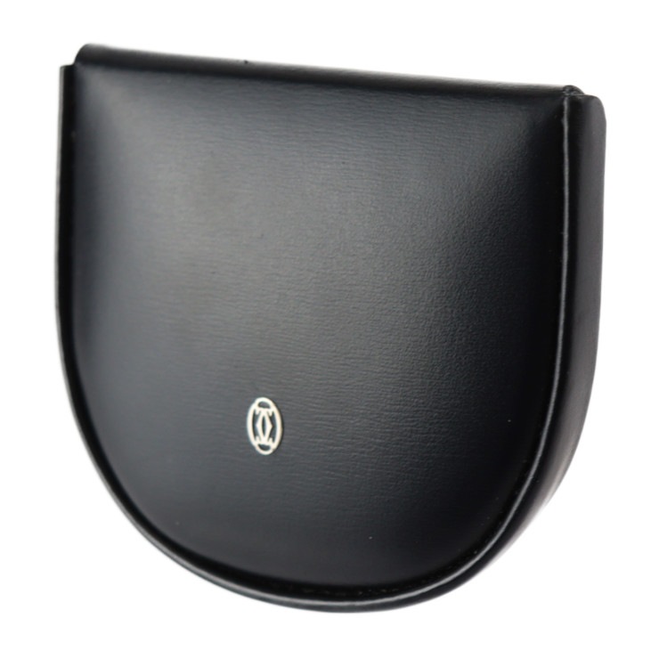 美品 CARTIER カルティエ コインケース L3000129 パシャ カーフレザー ブラック シルバー金具 小銭入れ 本物保証 中古 mdprevattcaulkingandwaterproofing.com