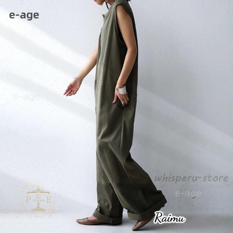 オールインワン レディース ノースリーブ サロペット ワイドパンツ 体型カバー カジュアル おしゃれ 通勤 お出かけ ゆったり 大人 30代 40代 夏 2025年新作 オールインワン レディース ノースリーブ サロペット ワイドパンツ 体型カバー カジュアル おしゃれ 通勤 お出かけ ゆったり 大人 30代 40代 夏 2025年新作