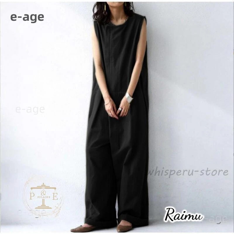 オールインワン レディース ノースリーブ サロペット ワイドパンツ 体型カバー カジュアル おしゃれ 通勤 お出かけ ゆったり 大人 30代 40代 夏 2025年新作 オールインワン レディース ノースリーブ サロペット ワイドパンツ 体型カバー カジュアル おしゃれ 通勤 お出かけ ゆったり 大人 30代 40代 夏 2025年新作