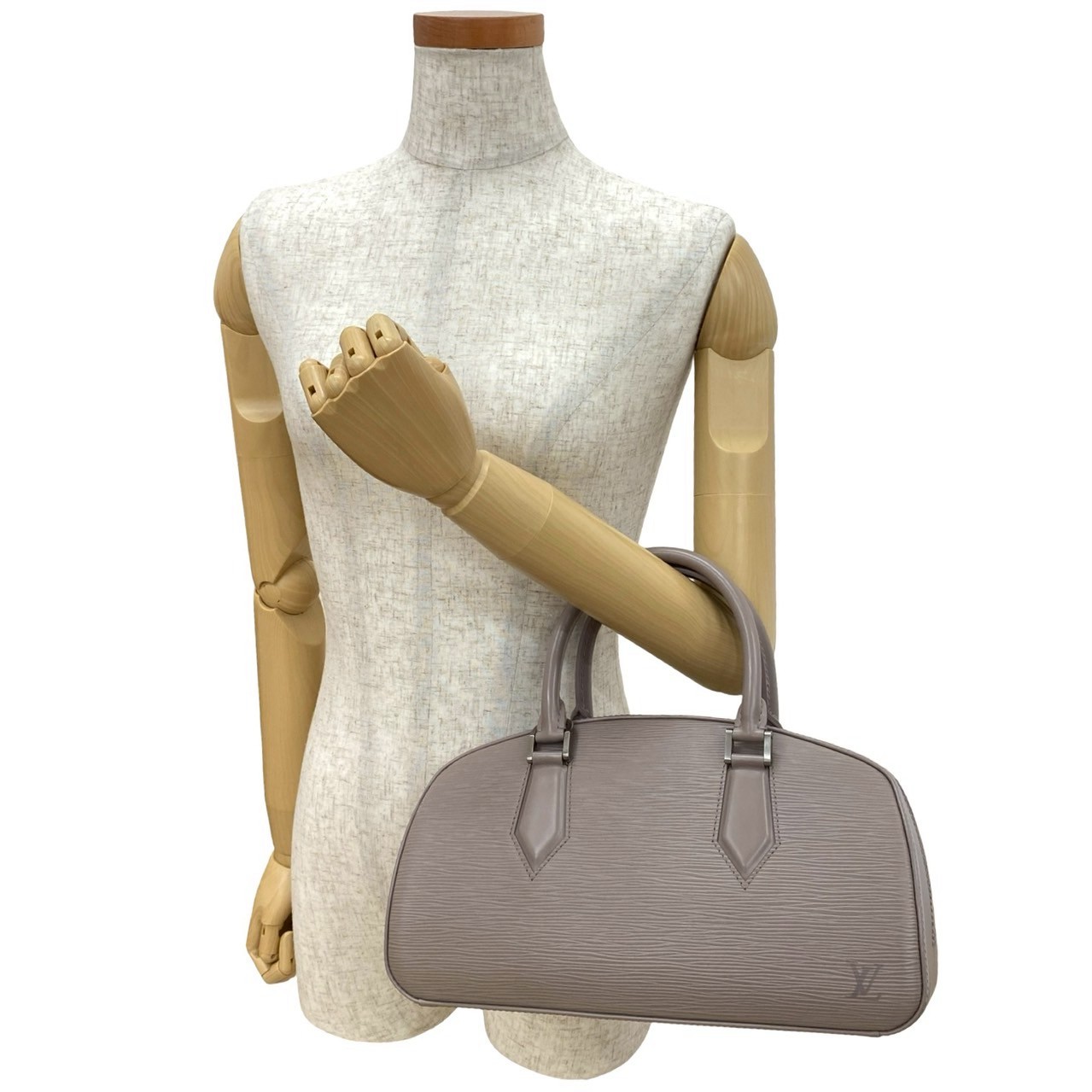 ヴィンテージ ジャスミン エピハンドバッグ エピレザー パープル 476-9 ヴィンテージ ジャスミン エピハンドバッグ エピレザー パープル 476-9