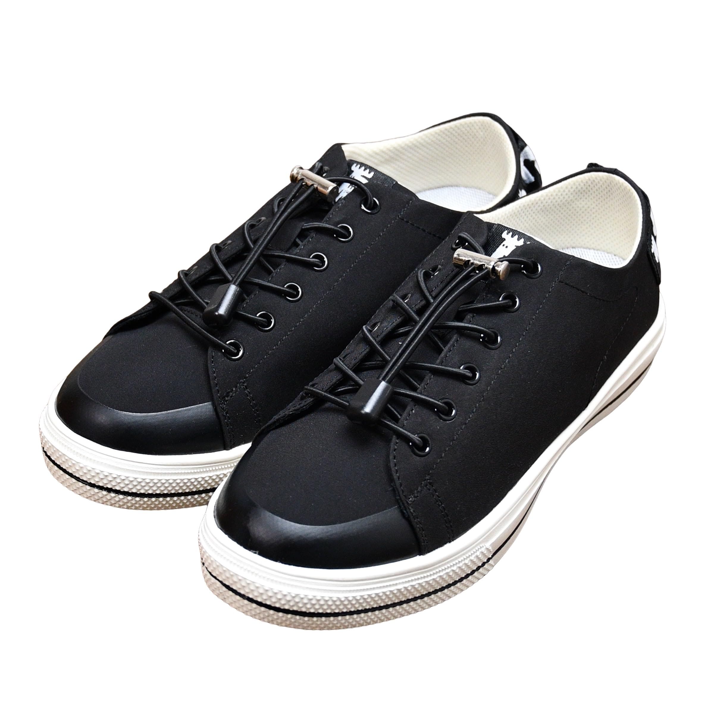 【moz-モズ】MOZ-502 防水ローカットスニーカー 雨天兼用 レディース (ブラック, 23.0 cm) 【moz-モズ】MOZ-502 防水ローカットスニーカー 雨天兼用 レディース (ブラック, 23.0 cm)