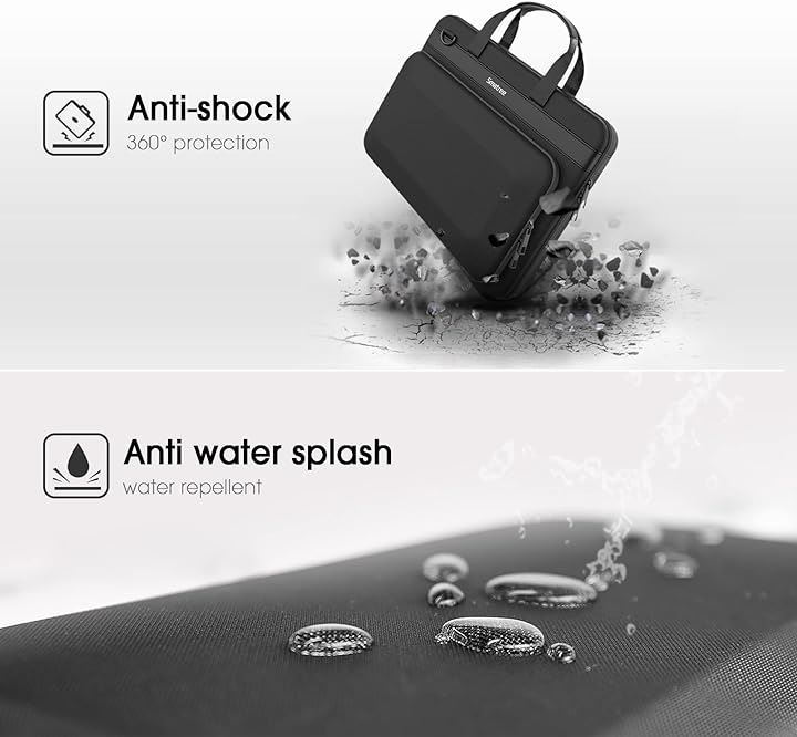 17-18インチ ハードノートパソコンスリーブケース( ブラック, A800XL) 17-18インチ ハードノートパソコンスリーブケース( ブラック, A800XL)