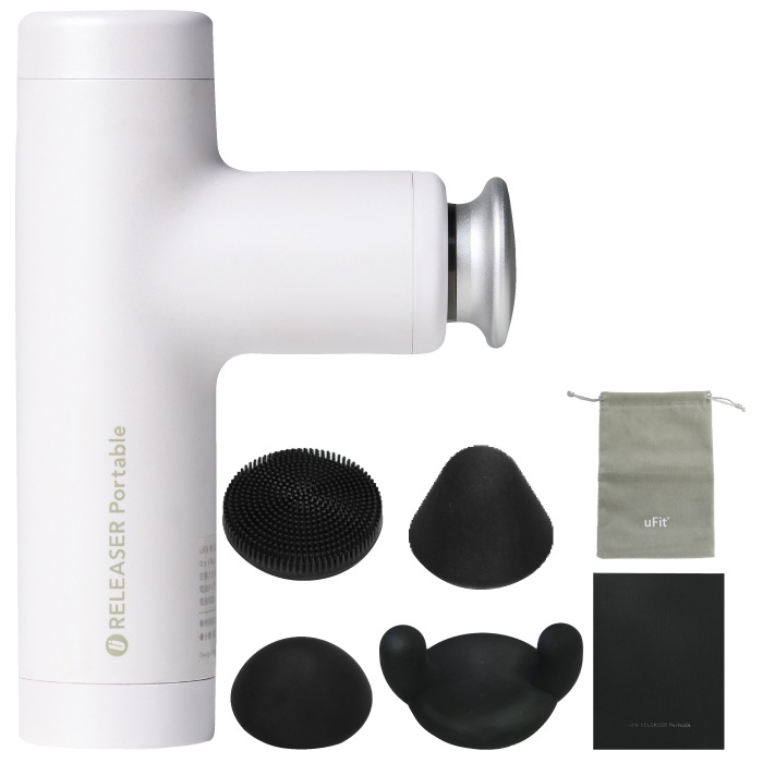 RELEASER Portable マッサージガン ミニ 筋膜リリースガン 静音 軽量 充電式 国内メーカー 日本語取扱説明書付き 筋膜リリース