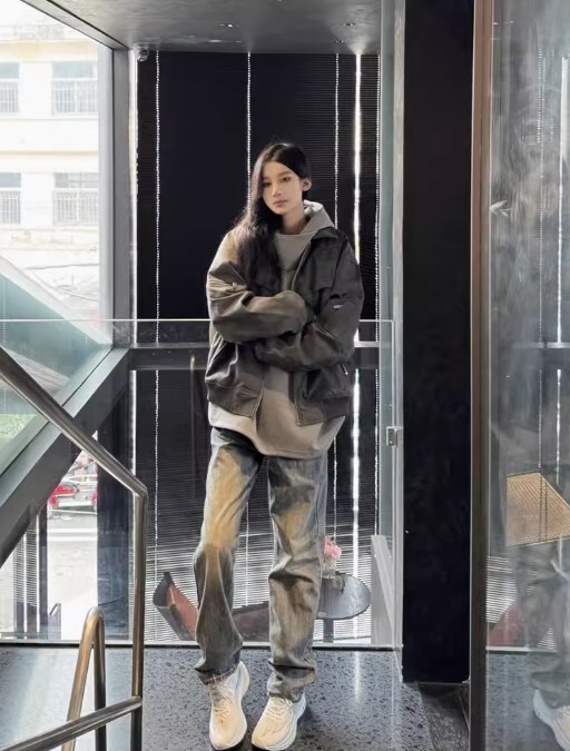 ジャケット アウター 上着 レディース ライダースジャケット レザージャケット 長袖 ドロップショルダー 襟付き 角襟 ワイド ストレート ストリート ファスナー ポケット 前開き ヴィンテージ ジャケット アウター 上着 レディース ライダースジャケット レザージャケット 長袖 ドロップショルダー 襟付き 角襟 ワイド ストレート ストリート ファスナー ポケット 前開き ヴィンテージ