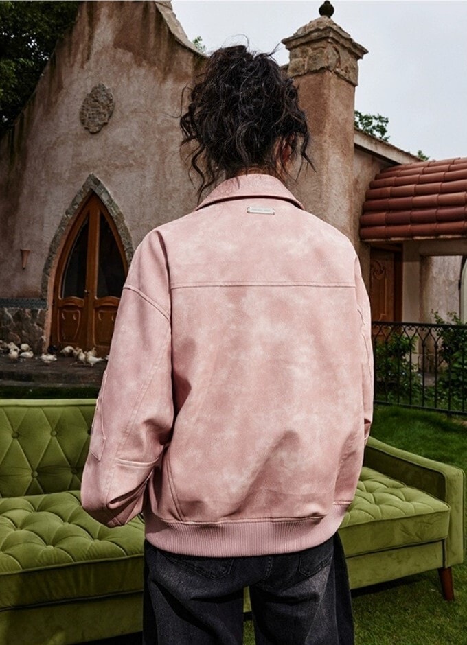 ジャケット アウター 上着 レディース ライダースジャケット レザージャケット 長袖 ドロップショルダー 襟付き 角襟 ワイド ストレート ストリート ファスナー ポケット 前開き ヴィンテージ ジャケット アウター 上着 レディース ライダースジャケット レザージャケット 長袖 ドロップショルダー 襟付き 角襟 ワイド ストレート ストリート ファスナー ポケット 前開き ヴィンテージ