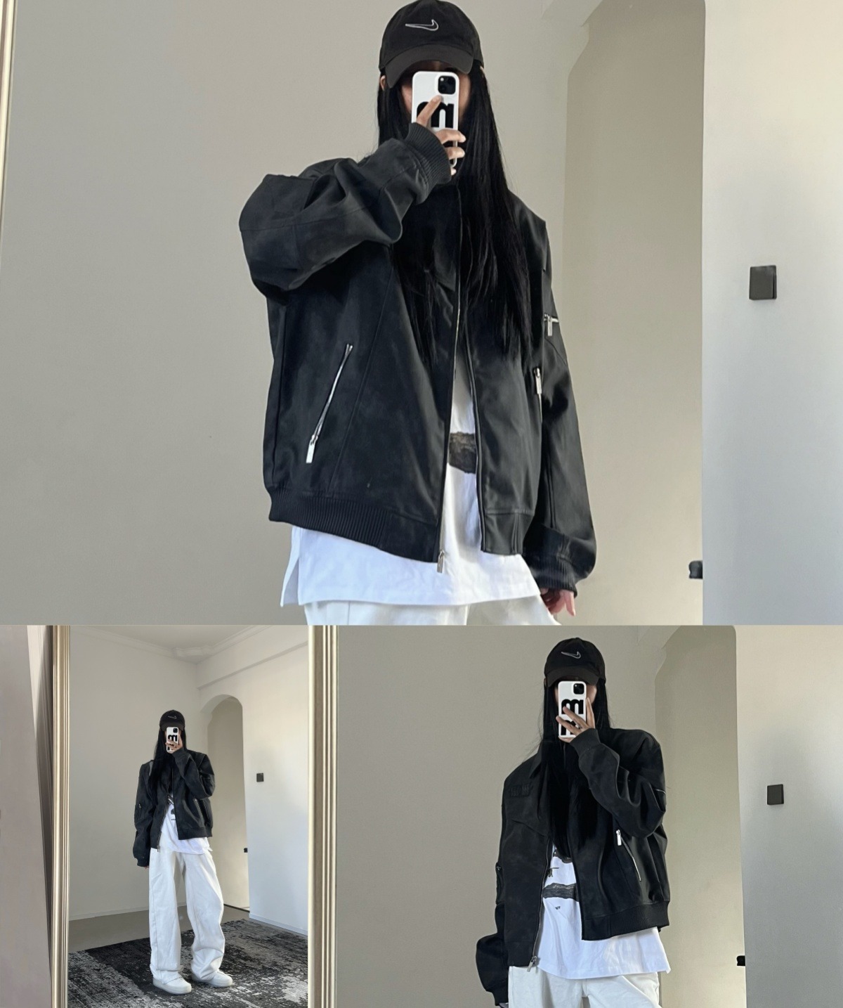 ジャケット アウター 上着 レディース ライダースジャケット レザージャケット 長袖 ドロップショルダー 襟付き 角襟 ワイド ストレート ストリート ファスナー ポケット 前開き ヴィンテージ ジャケット アウター 上着 レディース ライダースジャケット レザージャケット 長袖 ドロップショルダー 襟付き 角襟 ワイド ストレート ストリート ファスナー ポケット 前開き ヴィンテージ