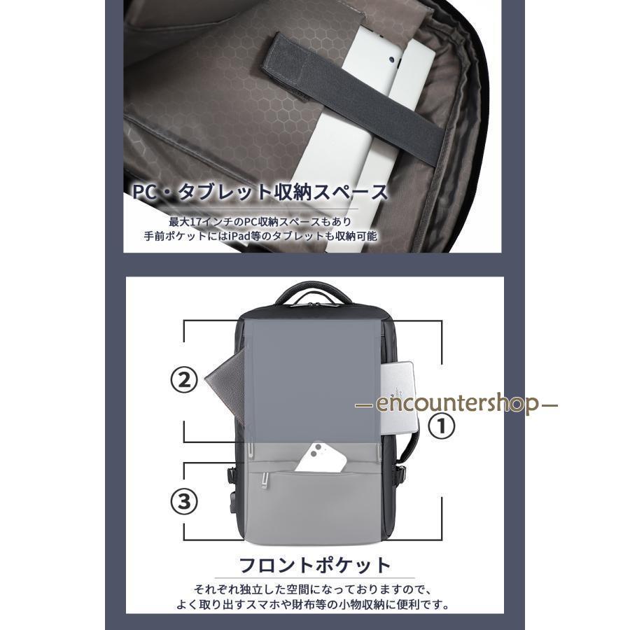 ビジネスリュック メンズ 大容量 軽量 リュックサック 3way PC収納 多機能 バッグ カバン 30代 40代 50代 Ballot バロット