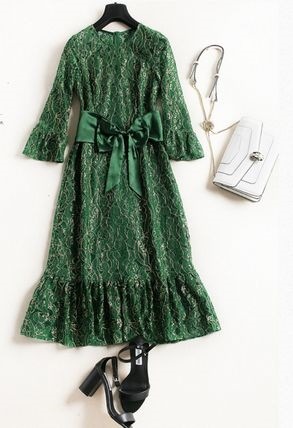 お得新品 総レース パーティー ... : レディース服 リボン キュート 最安値安い