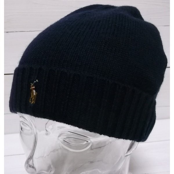 ニットキャップ ワンポイント ニット帽 ネイビー 紺 PR4-266 ニットキャップ ワンポイント ニット帽 ネイビー 紺 PR4-266