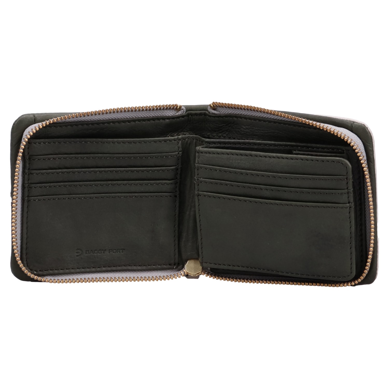 バギーポート 財布 フルクロームツートン洗い ネイビー バギーポート] 財布 フルクロームツートン洗い ネイビー [ネイビー