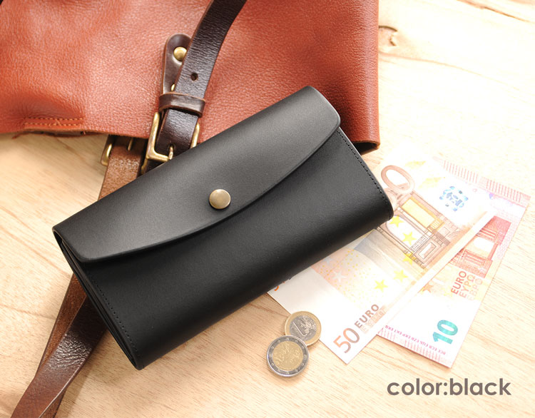 【名入れ可能】Apenasヌメ革長財布レディースフラップデザイン内装本革カード1 【名入れ可能】Apenasヌメ革長財布レディースフラップデザイン内装本革カード1