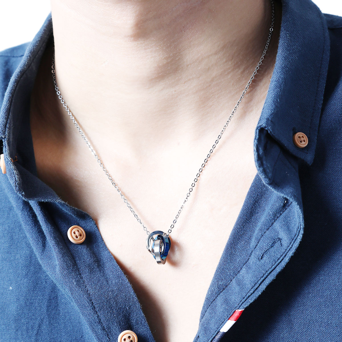 ネックレス メンズ レディース サージカルステンレス製 キュービックジルコニア Zanipolo Terzini ザニポロタルツィーニ お肌に優しい 金属アレルギー対応 トリプルリング ペアネックレス ネックレス メンズ レディース サージカルステンレス製 キュービックジルコニア Zanipolo Terzini ザニポロタルツィーニ お肌に優しい 金属アレルギー対応 トリプルリング ペアネックレス