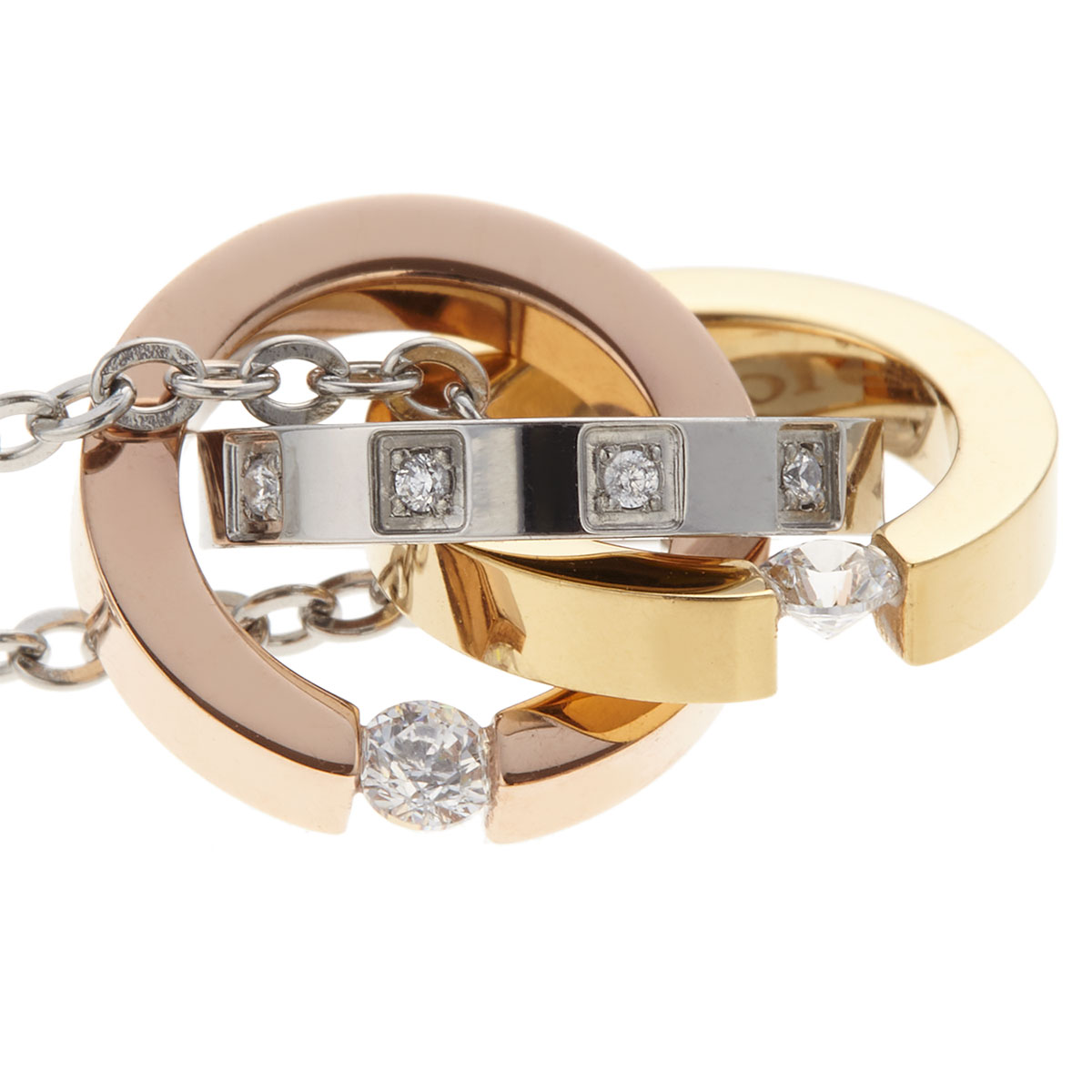 ネックレス メンズ レディース サージカルステンレス製 キュービックジルコニア Zanipolo Terzini ザニポロタルツィーニ お肌に優しい 金属アレルギー対応 トリプルリング ペアネックレス ネックレス メンズ レディース サージカルステンレス製 キュービックジルコニア Zanipolo Terzini ザニポロタルツィーニ お肌に優しい 金属アレルギー対応 トリプルリング ペアネックレス