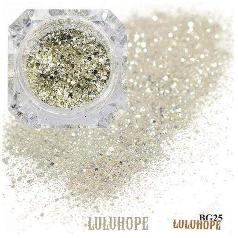 【1つ買うと10つ無料】福袋25ギャラクシーグリッター ネイル セルフネイル ジェル ジェルネイル 箔 銀箔 微粒子 アートパーツ グリッター ラメ ネイルナゲット ネイルアート パウダー171