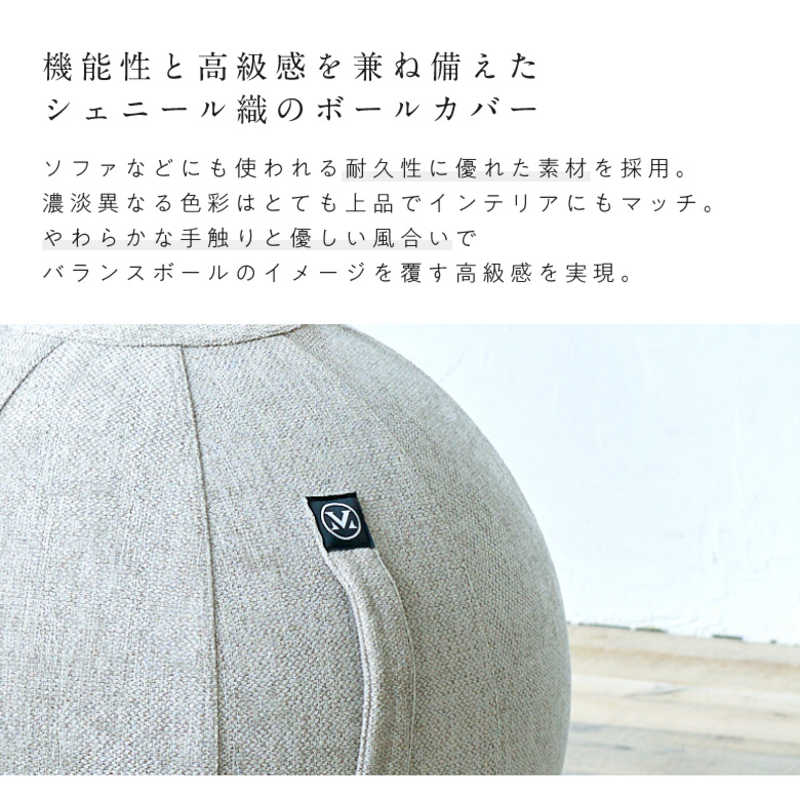 アルインコ　バランスボール シェリア(55cm/) サンドベージュ　MVS355