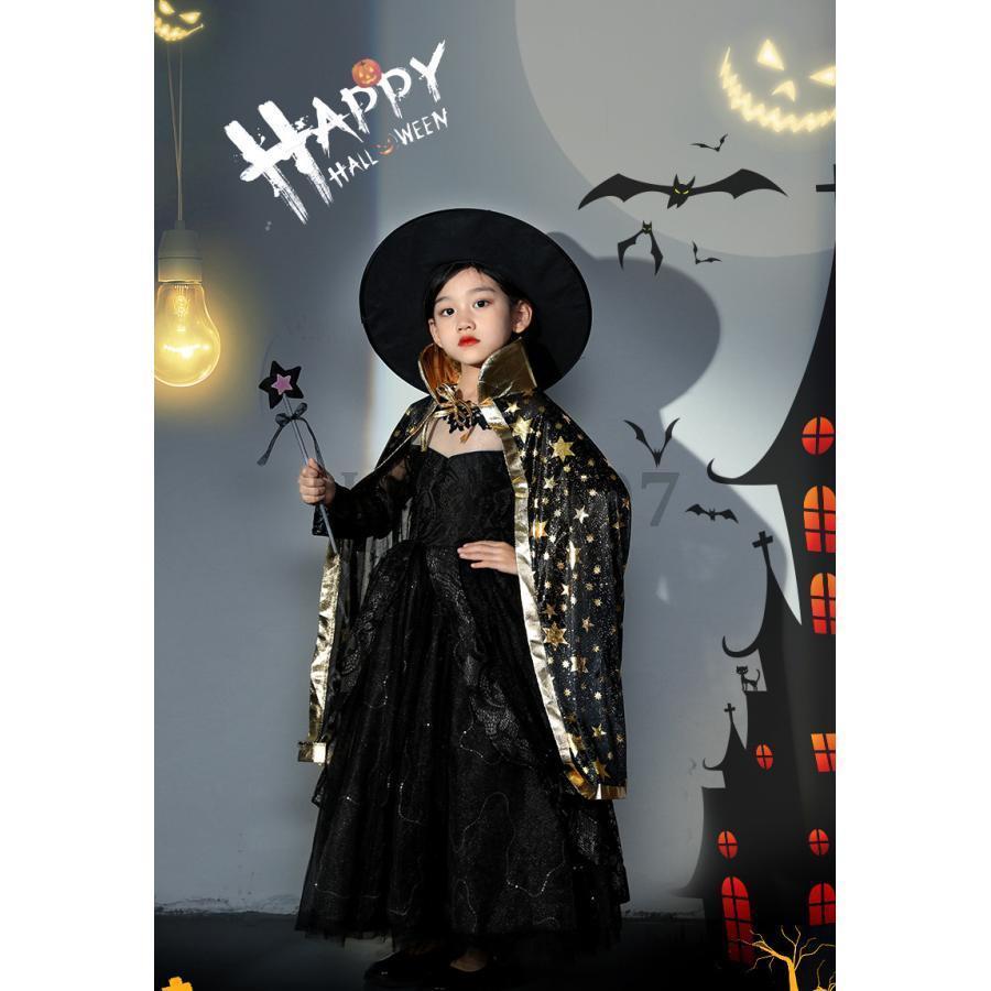 ハロウィン 女の子 衣装 魔女 子供 コスプレ 仮装 キッズ ワンピース 妖精 姫系 仮装 キッズ 変装 魔法使い 子どもドレス 悪魔 コスチューム 精霊 4点セット ハロウィン 女の子 衣装 魔女 子供 コスプレ 仮装 キッズ ワンピース 妖精 姫系 仮装 キッズ 変装 魔法使い 子どもドレス 悪魔 コスチューム 精霊 4点セット