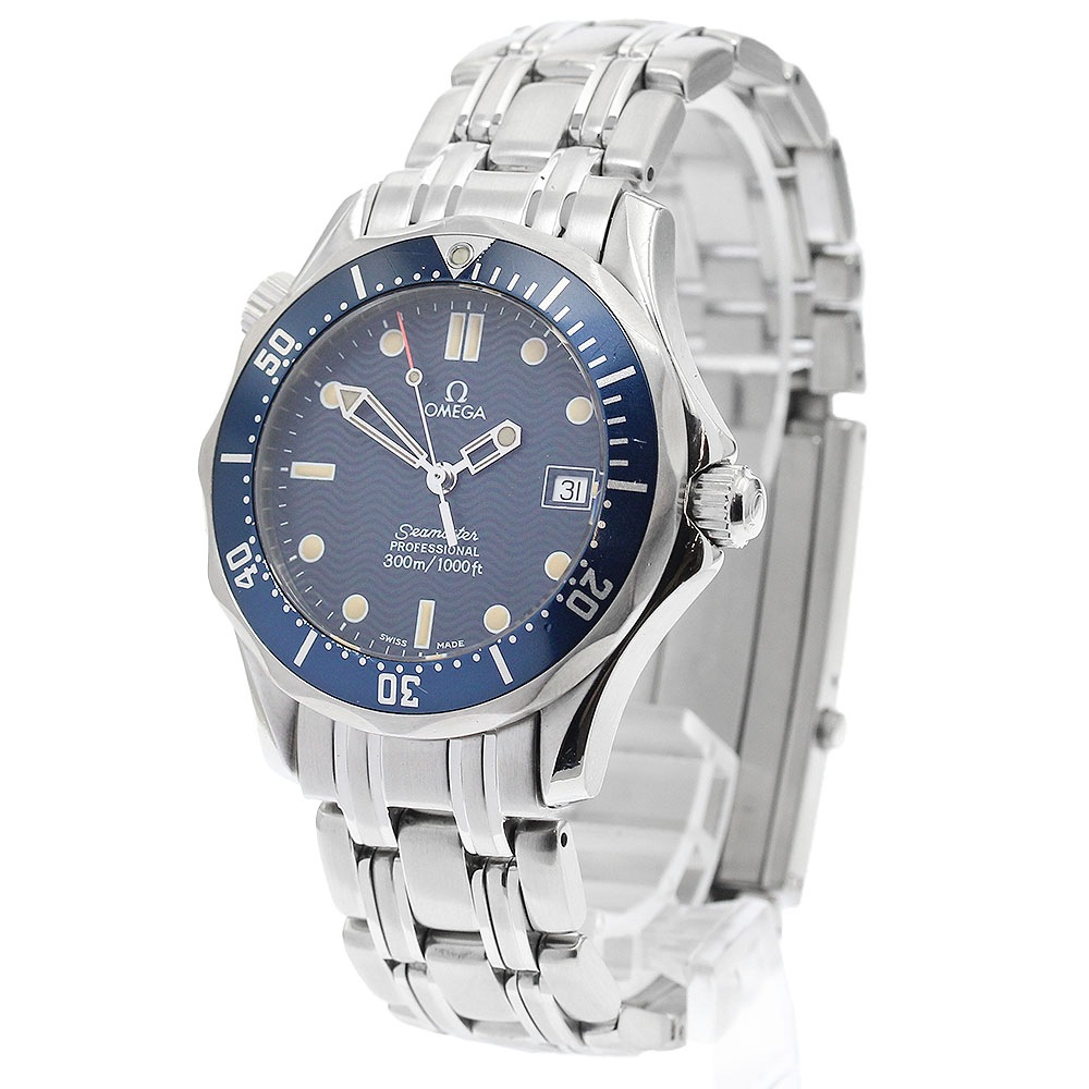 オメガ OMEGA 2561.80 シーマスター300 デイト クォーツ ボーイズ 良品 _889655【中古】