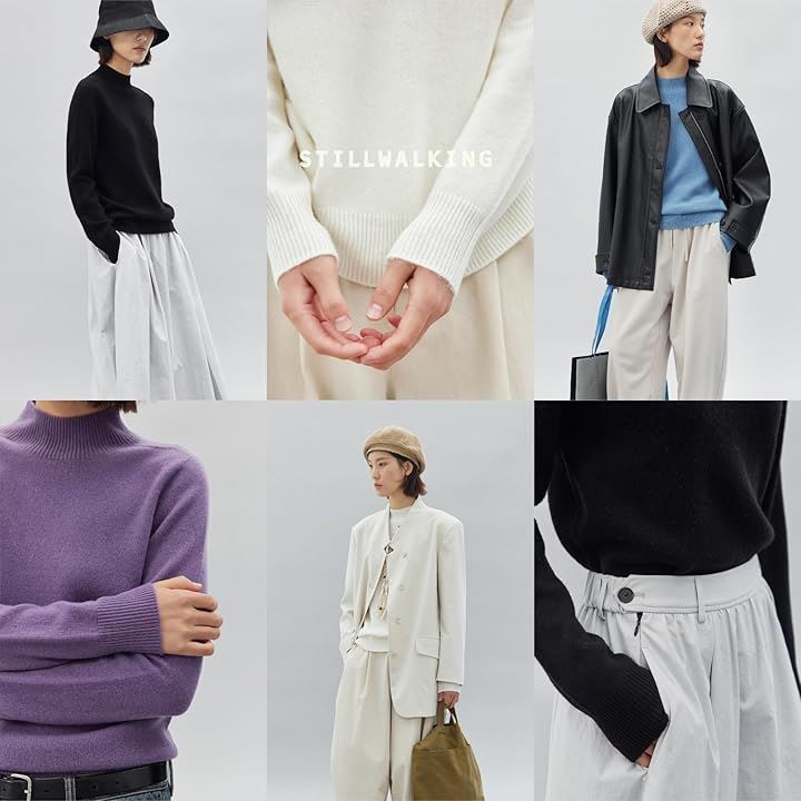 レディース ニット ハイネック 長袖 メリノウール ウール100% シンプル 無地 普段使い 秋 冬 JP アルファベット(クリーム, L) レディース ニット ハイネック 長袖 メリノウール ウール100% シンプル 無地 普段使い 秋 冬 JP アルファベット(クリーム, L)