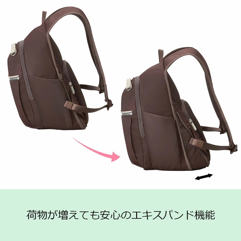 PJ-15 リュック 17373 11L 12L レディース ライトリーバッグ 旅行 バッグ 軽量 エキスパンダブル 拡張 トラベルバッグ リサイクル生地 PJ-15 リュック 17373 11L 12L レディース ライトリーバッグ 旅行 バッグ 軽量 エキスパンダブル 拡張 トラベルバッグ リサイクル生地