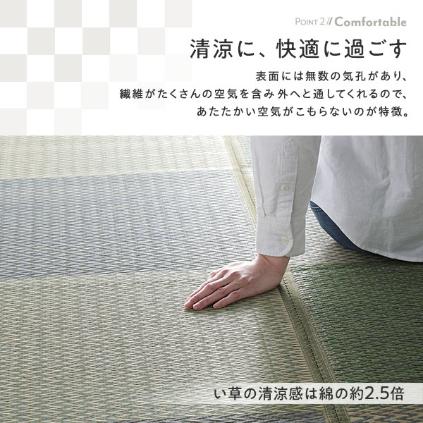 い草 花ござ ラグ マット 4.5畳 格子柄 市松柄 ブルー 江戸間4.5畳 約261261cm 裏貼りあり 裏:不織布 抗菌 防臭 調湿 い草 花ござ ラグ マット 4.5畳 格子柄 市松柄 ブルー 江戸間4.5畳 約261261cm 裏貼りあり 裏:不織布 抗菌 防臭 調湿
