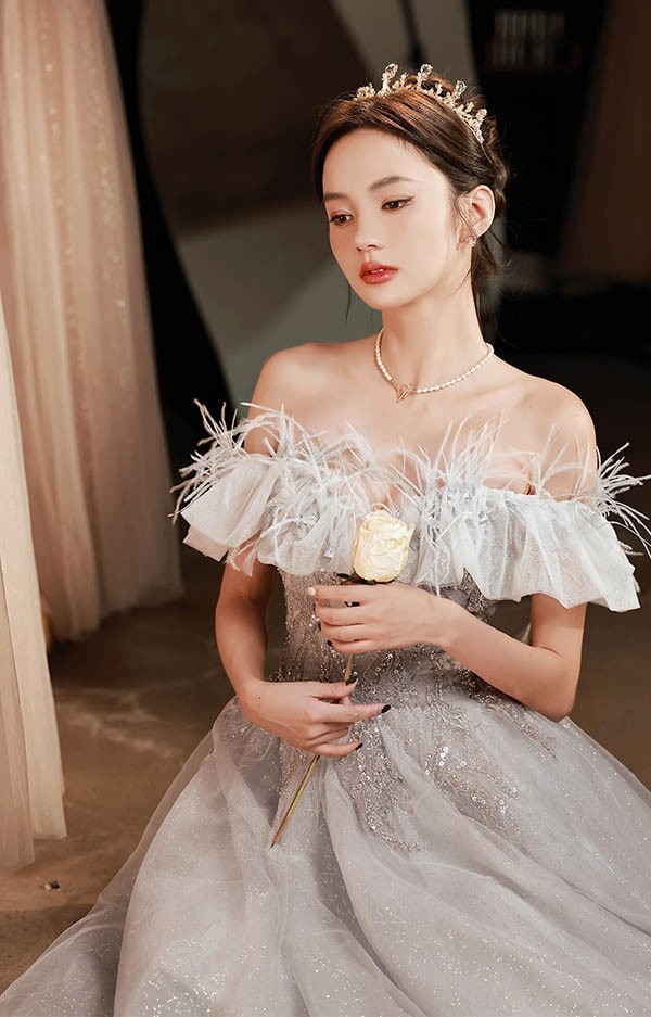 ドレス オフショルダー 大人 ピアノ 発表会 ロングドレス 演奏会 結婚