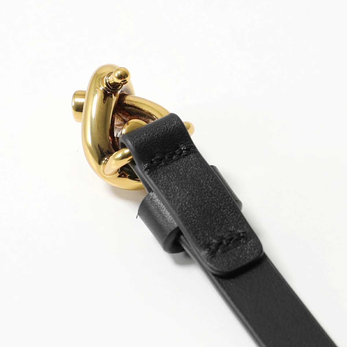 BOTTEGA VENETA ボッテガヴェネタ ベルト 743753 VALKO レディース ノット ナローベルト レザー メタルバックル 1019 【mega】 BOTTEGA VENETA ボッテガヴェネタ ベルト 743753 VALKO レディース ノット ナローベルト レザー メタルバックル 1019 【mega】