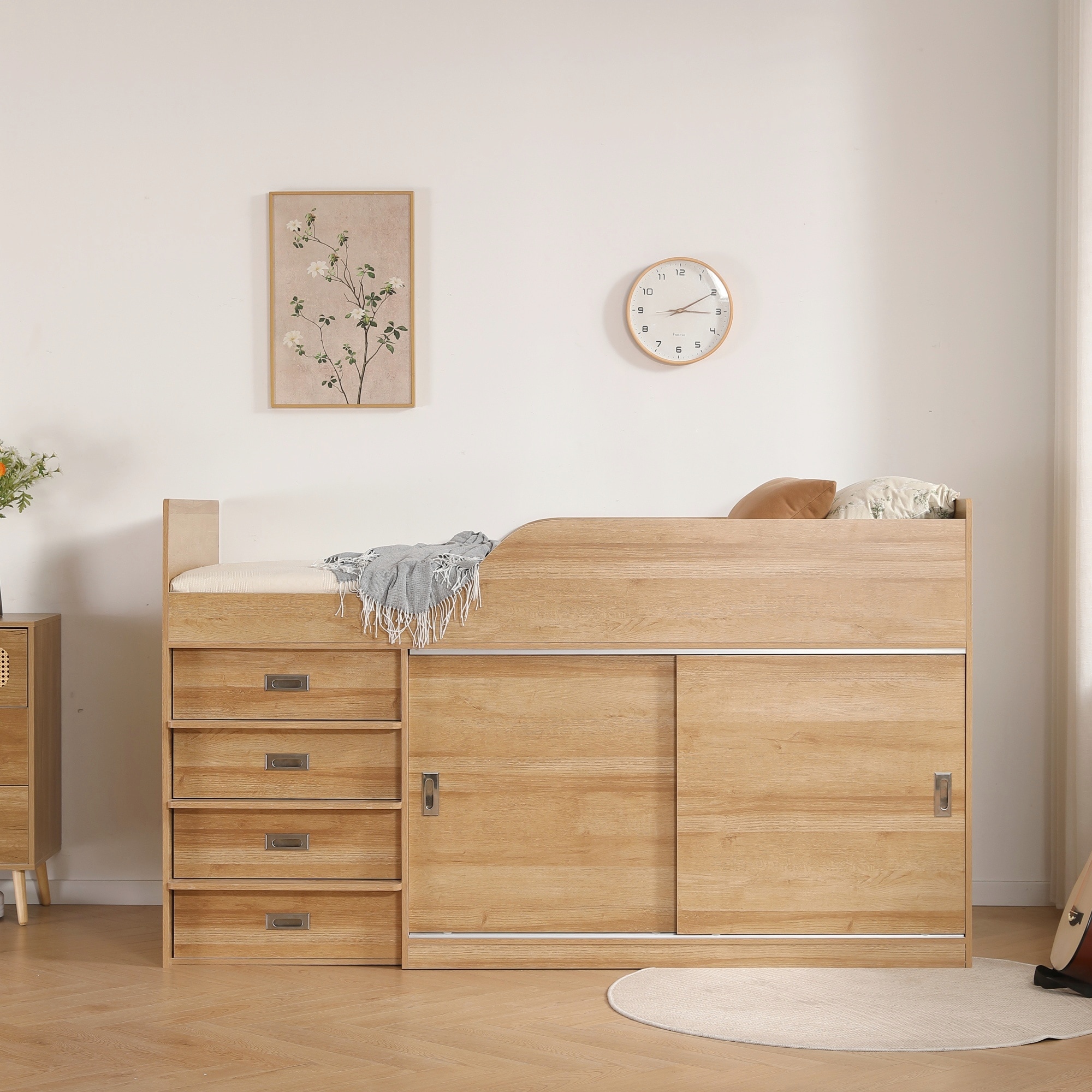 ロフトベッド シングルサイズ 引き出し付き ロフトベッド シングルサイズ KH3527M ロフトベット ロータイプベッド