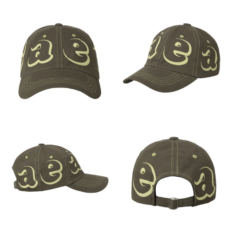 ◆24FW AEAE FOAMED PRINTING LOGO CAP/3色◆ aeae] FOAMED PRINTING LOGO CAP - CHARCOAL - VISUAL AID