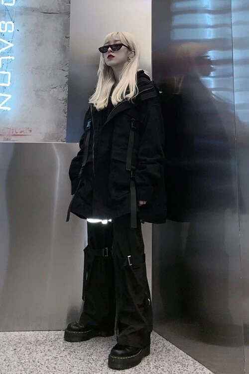 多機能 長袖 カーゴジャケット 男女兼用 アウター モッズ ミリタリー トップス ヒップホップ 多機能 長袖 カーゴジャケット 男女兼用 アウター モッズ ミリタリー トップス ヒップホップ