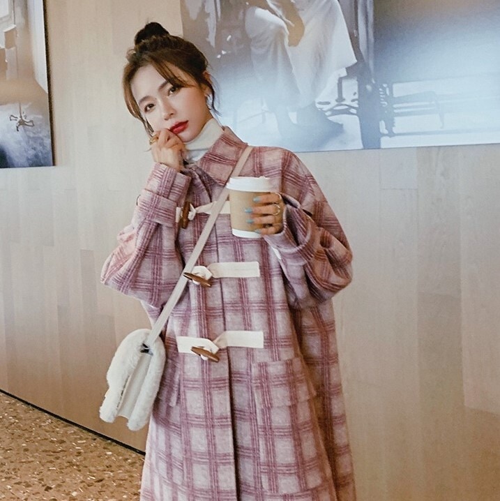 アウター コート ロングコート ロング丈 襟付き かわいい 大人可愛い きれいめ シンプル カジュアル 大人 上品 おしゃれ レトロ 大人女子 こなれ感 ラブリー キュート 主役級 存在感 チェック柄