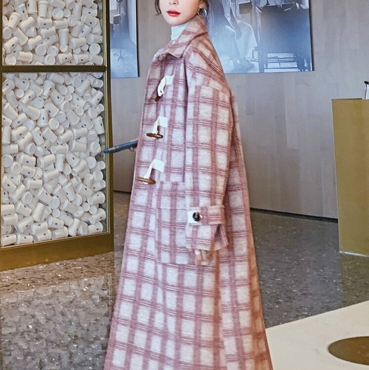 アウター コート ロングコート ロング丈 襟付き かわいい 大人可愛い きれいめ シンプル カジュアル 大人 上品 おしゃれ レトロ 大人女子 こなれ感 ラブリー キュート 主役級 存在感 チェック柄