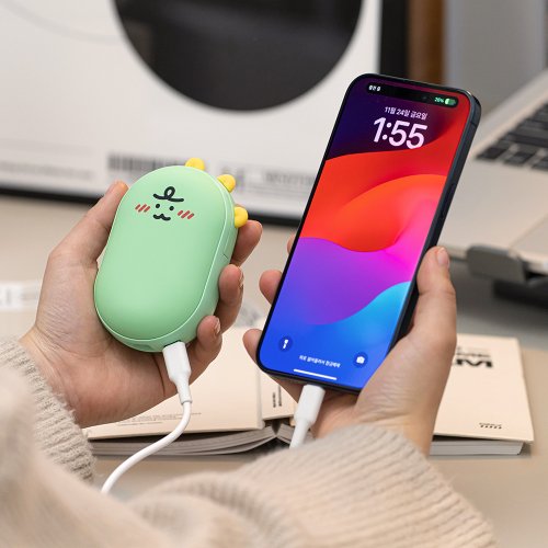 ニーニーズ石畳の手のころ補助バッテリー5000mAh Cタイプ充電 ニーニーズ石畳の手のころ補助バッテリー5000mAh Cタイプ充電
