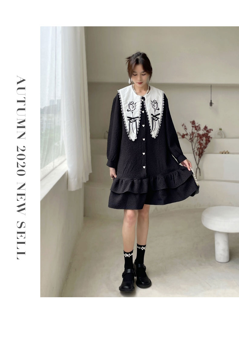 フラワードールカラーフリルワンピース フリルワンピース ティアードスカート ワンピース ドレス ブラ フラワードールカラーフリルワンピース フリルワンピース ティアードスカート ワンピース ドレス ブラ