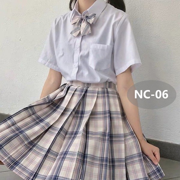 ネット限定お買い得商品 - ショップチャンネル Qoo10] スカートセット JK 女子高生 40色 スカート