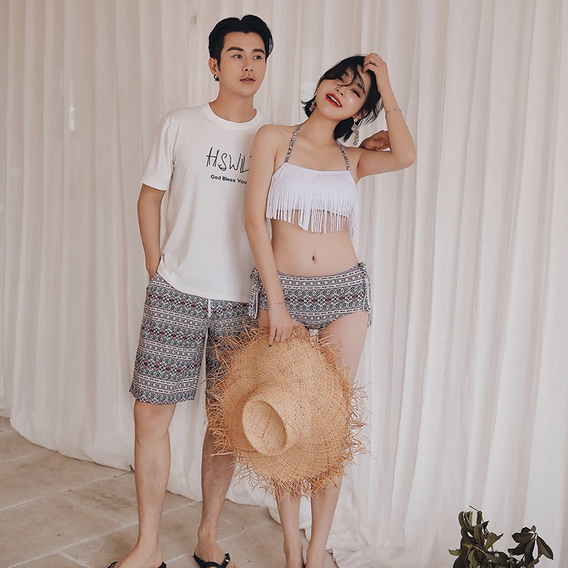 水着 スリーピース レディース水着 メンズパンツ カップルセット ペア水着 水着 スリーピース レディース水着 メンズパンツ カップルセット ペア水着