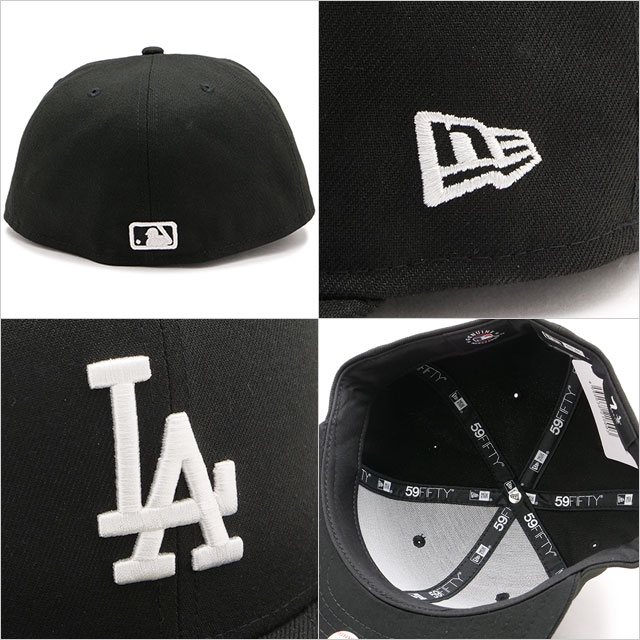 キャップ ロサンゼルス・ドジャース [14525221] 59FIFTY メンズ・レディース 帽子 ブラック/スノーホワイト 正規取扱店