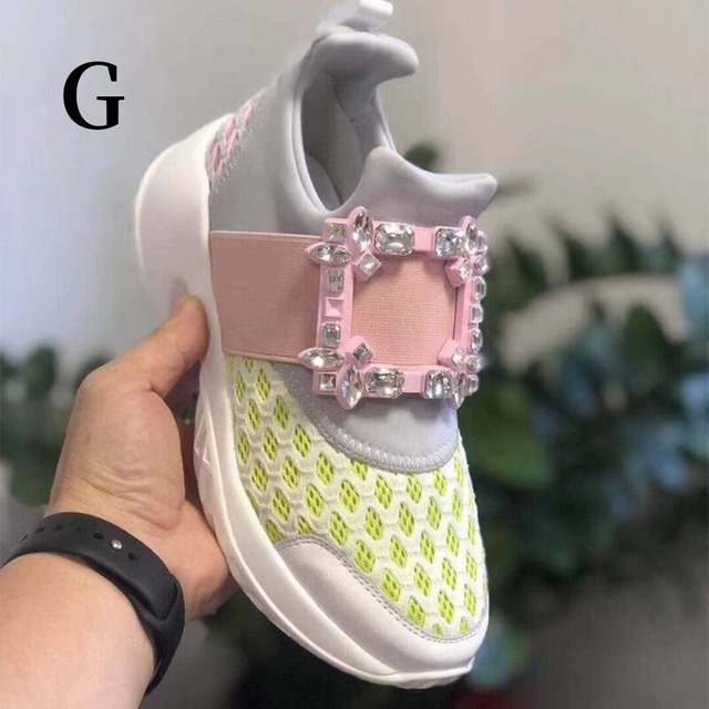 レディース クリスタルビジュースニーカー キラキラビジュー厚底スニーカー レディース クリスタルビジュースニーカー キラキラビジュー厚底スニーカー