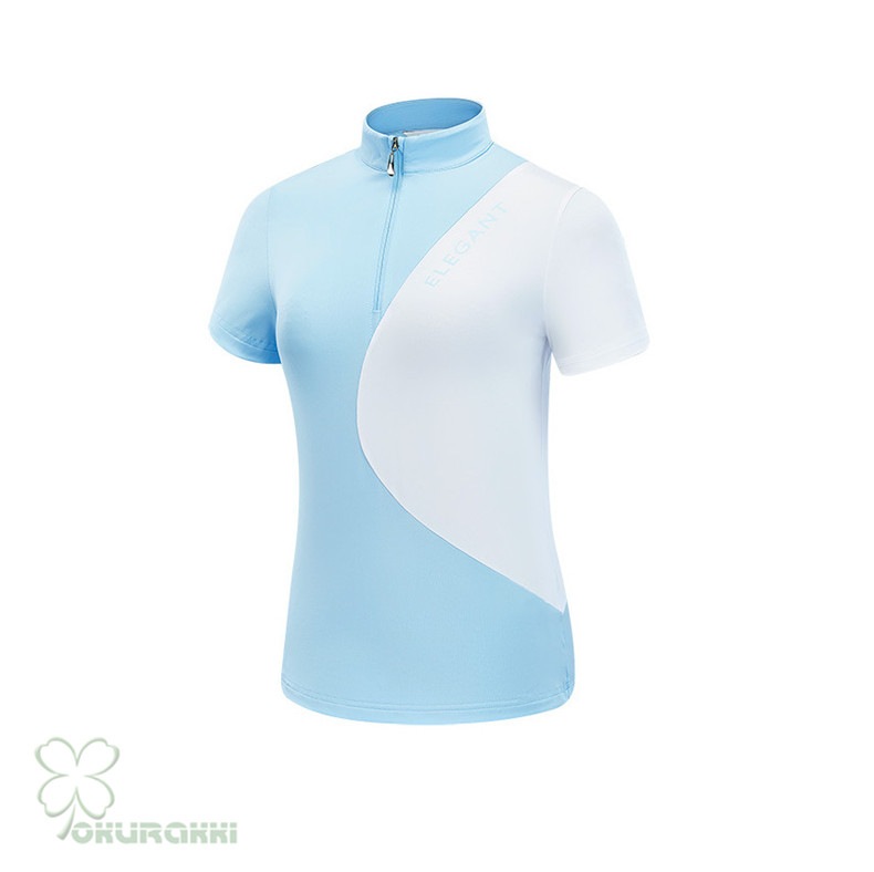 ゴルフ 半袖ポロシャツ ゴルフウェア 通気速幹 ストレッチ シャツ