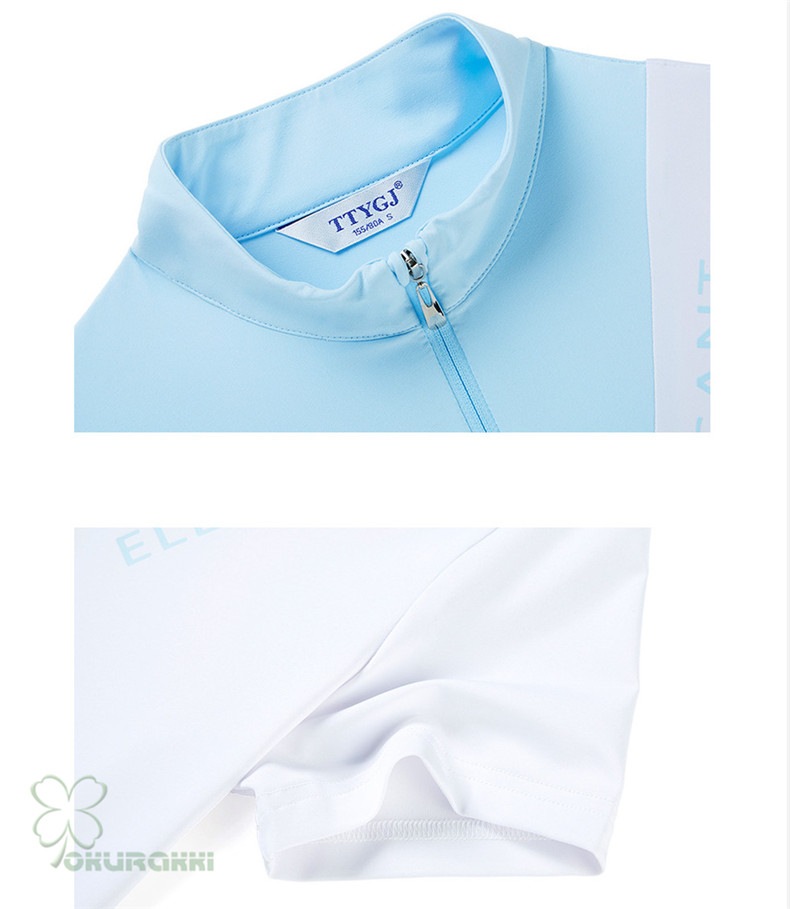 ゴルフ 半袖ポロシャツ ゴルフウェア 通気速幹 ストレッチ シャツ レディース ポロシャツ 春夏新作モデル2506gfshirt15