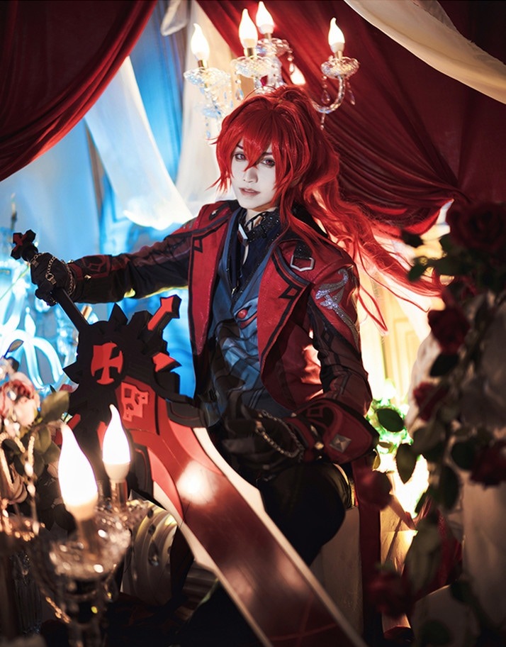 原神 げんしん Genshin Diluc Ragnvindr ディルックラグヴィンド コスプレ衣装 コスチューム