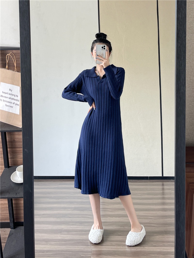 秋冬の新型はゆったりしていてやせた襟が厚くなっています