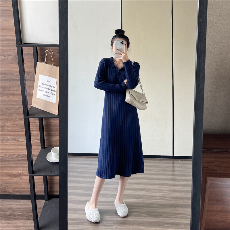 秋冬の新型はゆったりしていてやせた襟が厚くなっています