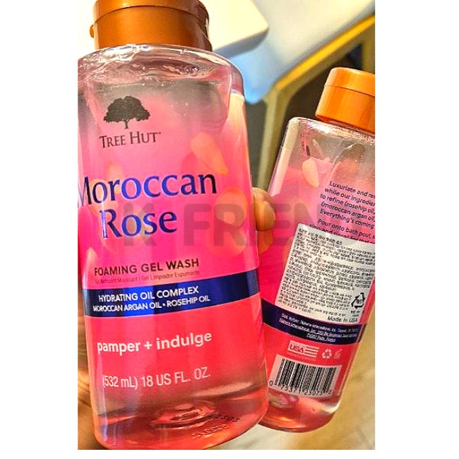 [1+1]フォーミングジェルボディウォッシュモロカンローズ 532ml×2個 SNS人気 泡タイプボディソープ